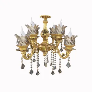 لوستر سپاهان سقف آرا  8 شعله مدل گلرخ کد 4SA112 