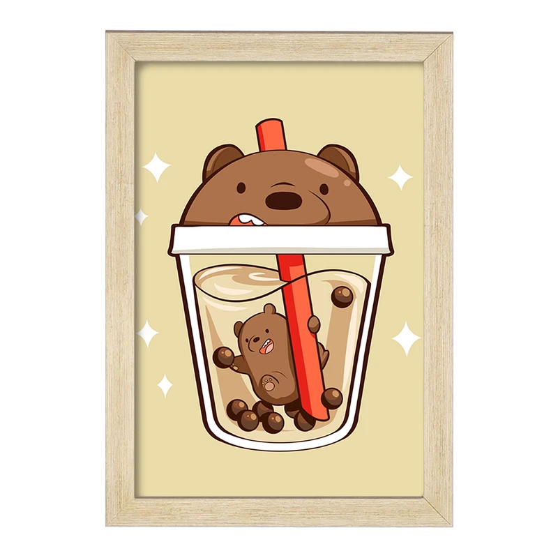 تابلو خندالو مدل انیمیشن سه خرس کله پوک کد 27654