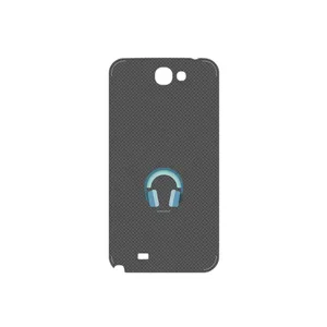 MAHOOT Minimal Headphone Icon Cover Sticker for Samsung Galaxy Note 2