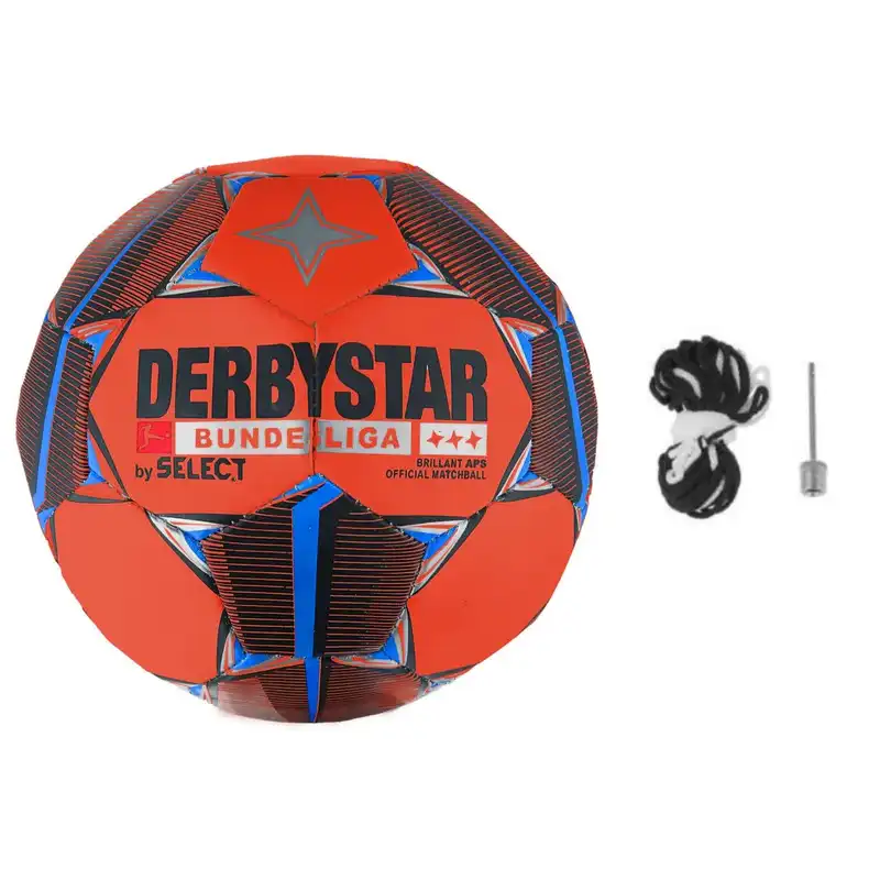 توپ فوتبال مدل دوختی همراه با سوزن و تور