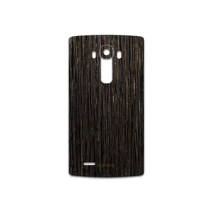 MAHOOT Dark-Gold-Stripes-Wood Cover Sticker for LG G4