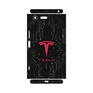 MAHOOT TESLA-Motors-FullSkin Cover Sticker for Sony Xperia XZ Premium