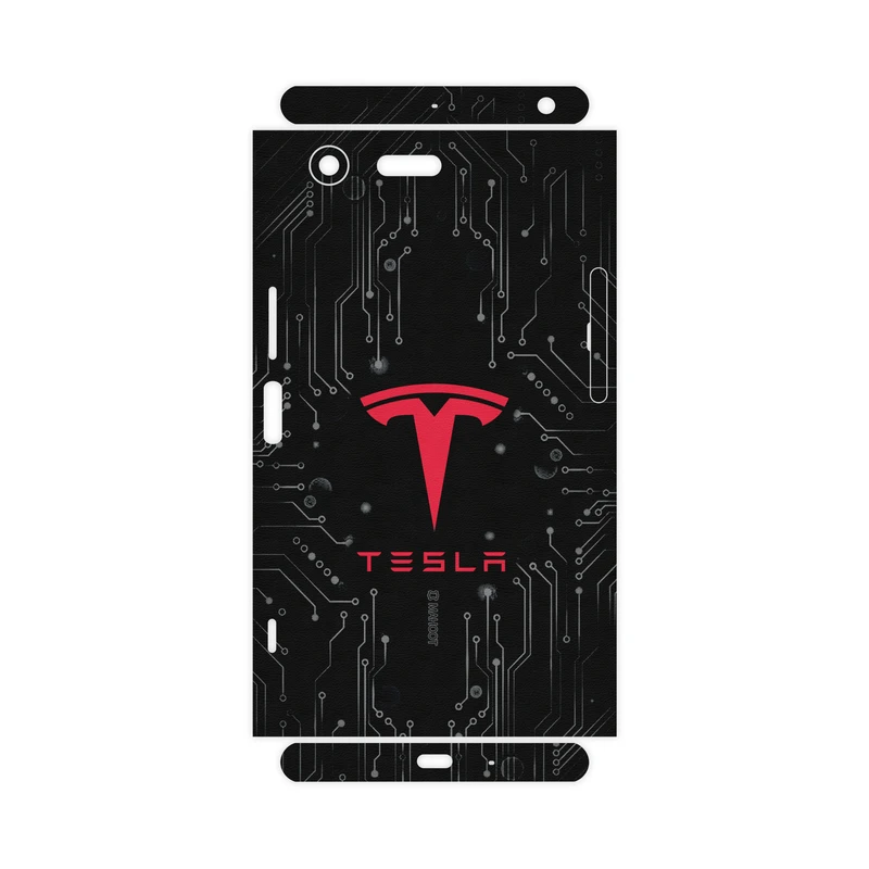 برچسب پوششی ماهوت مدل TESLA-Motors-FullSkin مناسب برای گوشی موبایل سونی Xperia XZ Premium