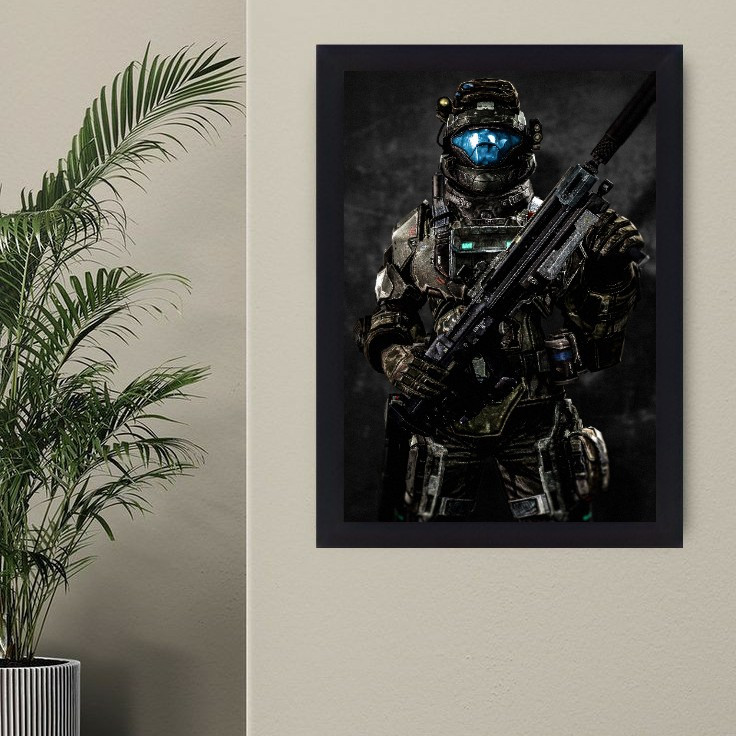 تابلو نوری گیم دکور مدل Halo Game