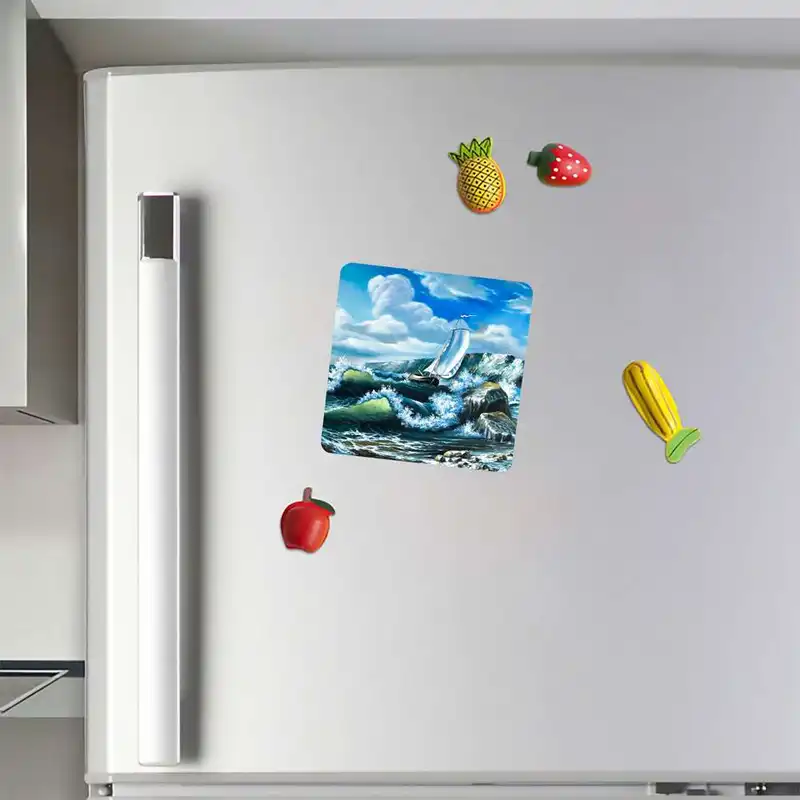 مگنت طرح نقاشی رنگ روغن مدل mg10634