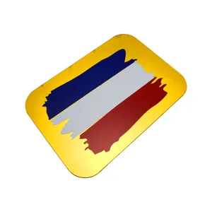 برچسب درب باک خودرو طرح پرچم فرانسه مدل LAZER مناسب برای پژو 405