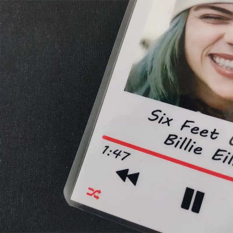 آویز تزیینی طرح موزیک آرت بیلی آیلیش مدل B1 مجموعه 4 عددی