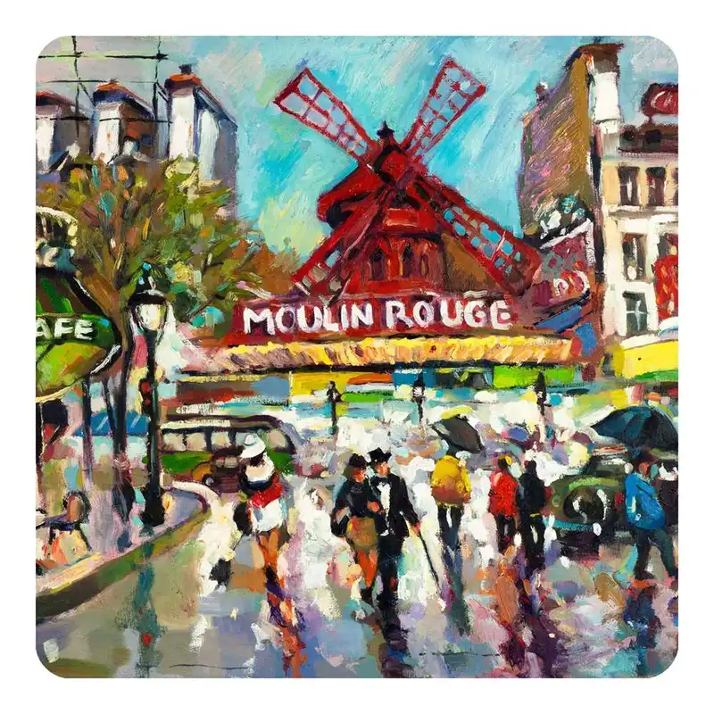 مگنت طرح نقاشی رنگ روغن مدل mg10615