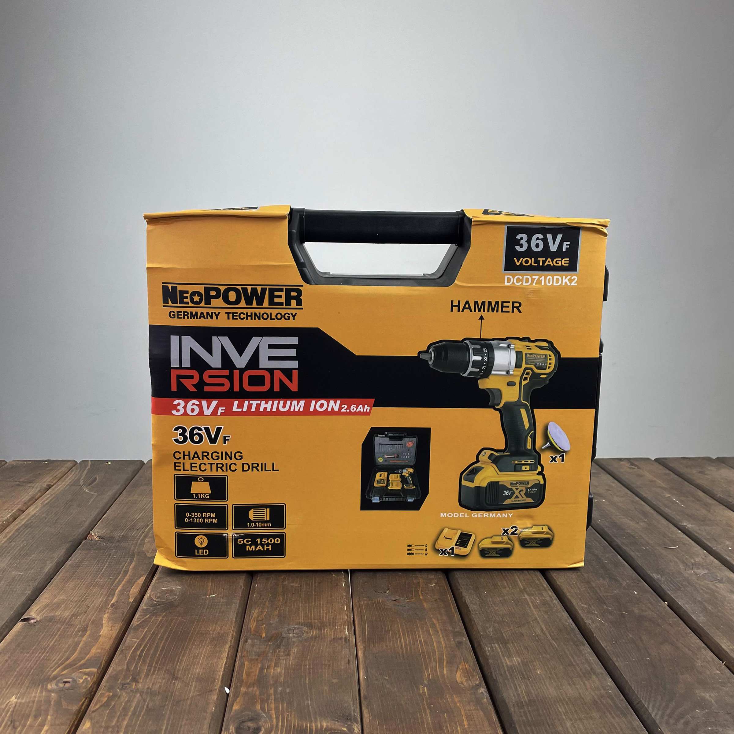 مجموعه 30 عددی دریل پیچ گوشتی چکشی شارژی نئوپاور کد 36v مجموعه 30 عددی دریل پیچ گوشتی چکشی شارژی نئوپاور کد 36v