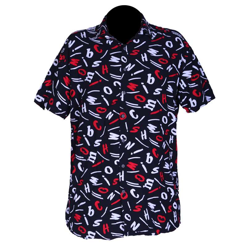 پیراهن آستین کوتاه مردانه  مدل هاوایی D1