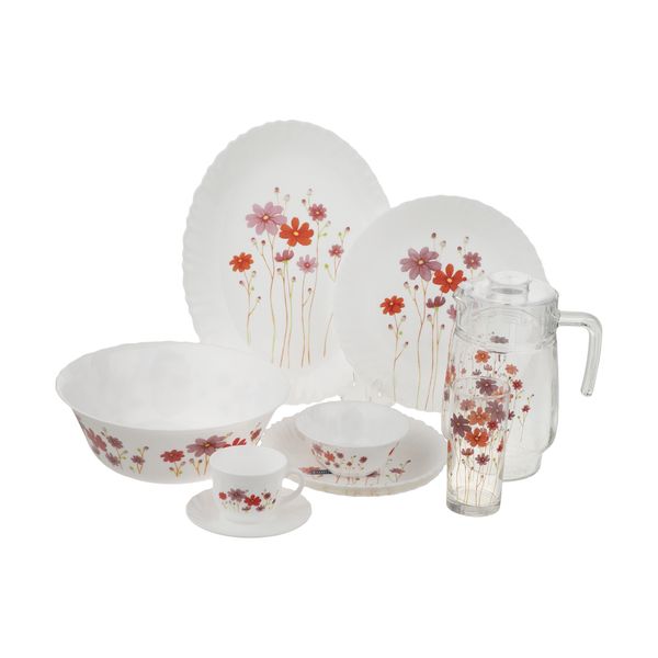 سرویس غذاخوری 45 پارچه لومینارک مدل کانتری فلاور کد G1240