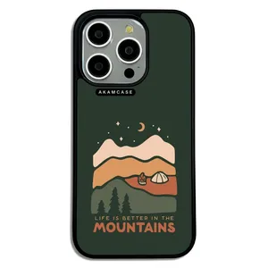 AKAM AMC-WA15PRO-MOUNTAINS-17 Cover For Apple iPhone 15 Pro
