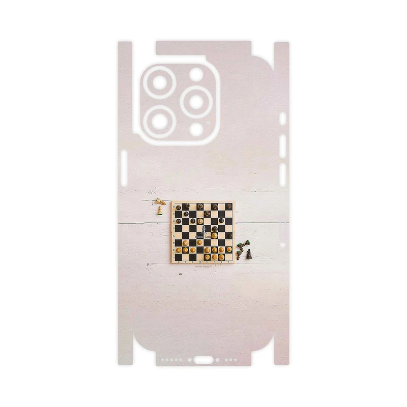 برچسب پوششی ماهوت مدل Chess-FullSkin مناسب برای گوشی موبایل اپل iPhone 15 Pro