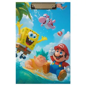 تخته‌شاسی مدل ماریو و باب اسفنجی سایز A4 