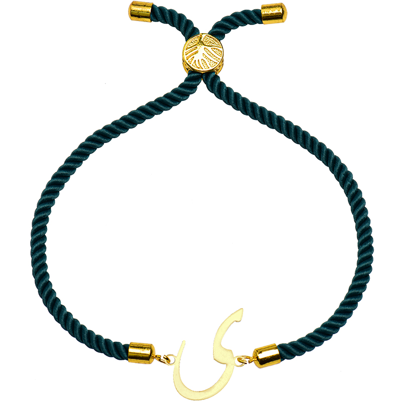 دستبند طلا 18 عیار زنانه کرابو طرح حرف ی مدل Kr2576