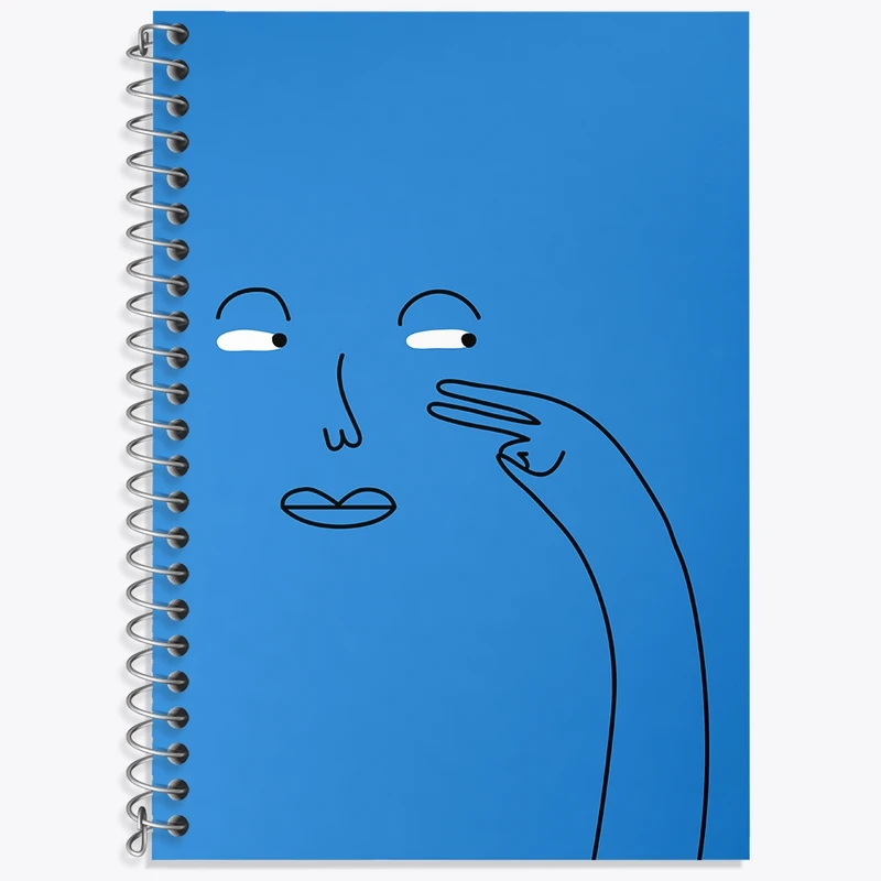 دفتر لغت 50 برگ خندالو طرح شکلک بامزه کد N700