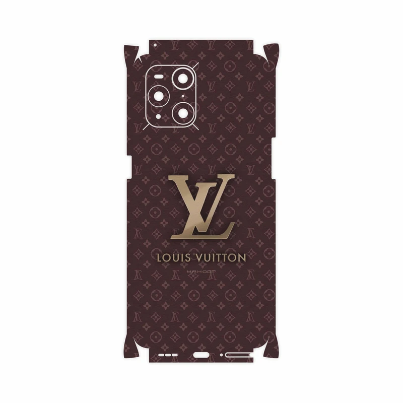 برچسب پوششی ماهوت مدل LOUIS-VUITTON-Logo-FullSkin مناسب برای گوشی موبایل اپو Find X3 Pro