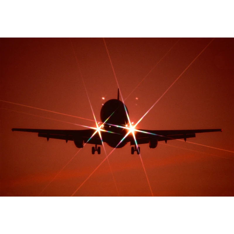 تابلو شاسی مدل هواپیما و آسمان قرمز T6962