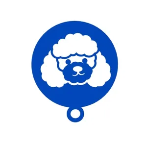 شابلون قهوه مدل سگ پاپی