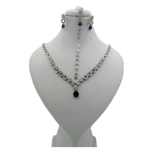 نیم ست نقره زنانه کد 4045