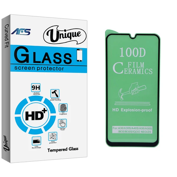 محافظ صفحه نمایش ای اف اس مدل Unique Glass مناسب برای گوشی موبایل سامسونگGalaxy a20s
