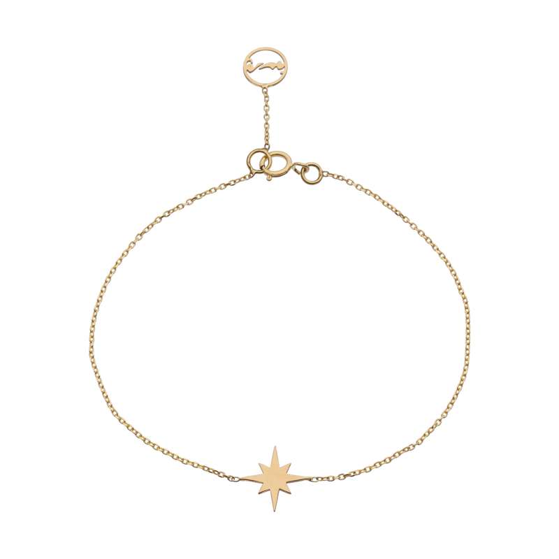 دستبند طلا 18 عیار زنانه پرسته مدل WBC244