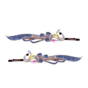 گیره مو زنانه مدل طاووس بسته 2 عددی