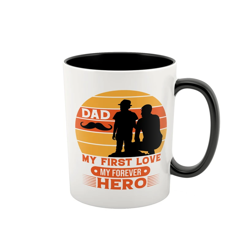 ماگ لیوانچی مدل پدر قهرمان طرح HERO DAD کد 04