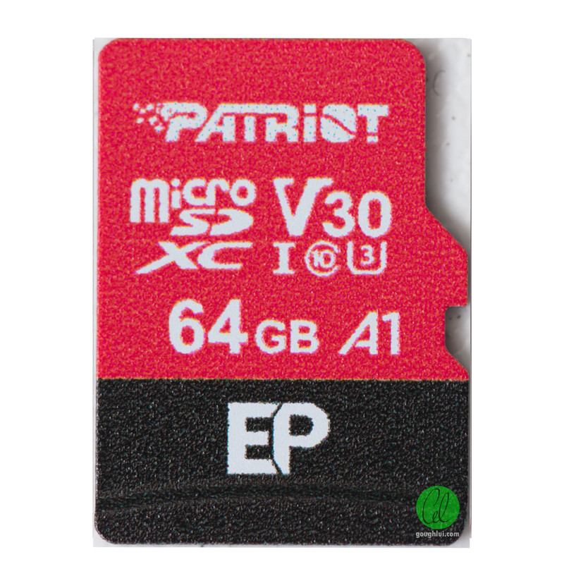 کارت حافظه microSDXC پتریوت مدل EP کلاس 10 استاندارد UHS-I U3-V30 سرعت 90MBpsظرفیت 64 گیگابایت به همراه آداپتورSD