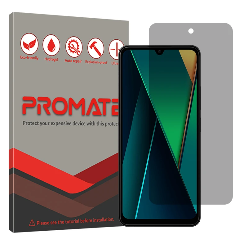 محافظ صفحه نمایش حریم شخصی پرومیت مدل Resistant مناسب برای گوشی موبایل شیائومی Poco C75 