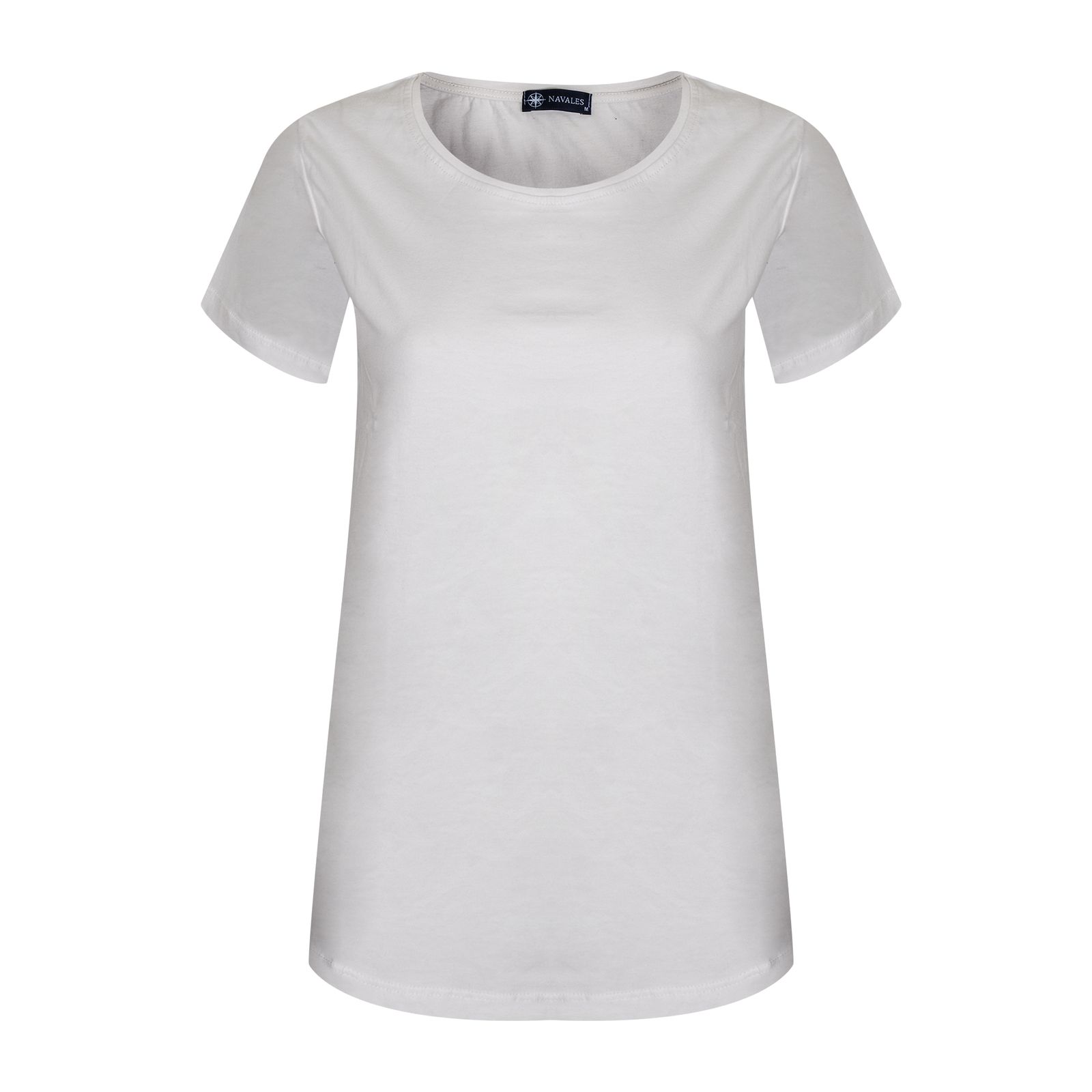تی شرت آستین کوتاه زنانه ناوالس مدل OCEAN SS TEES-W رنگ سفید -  - 1