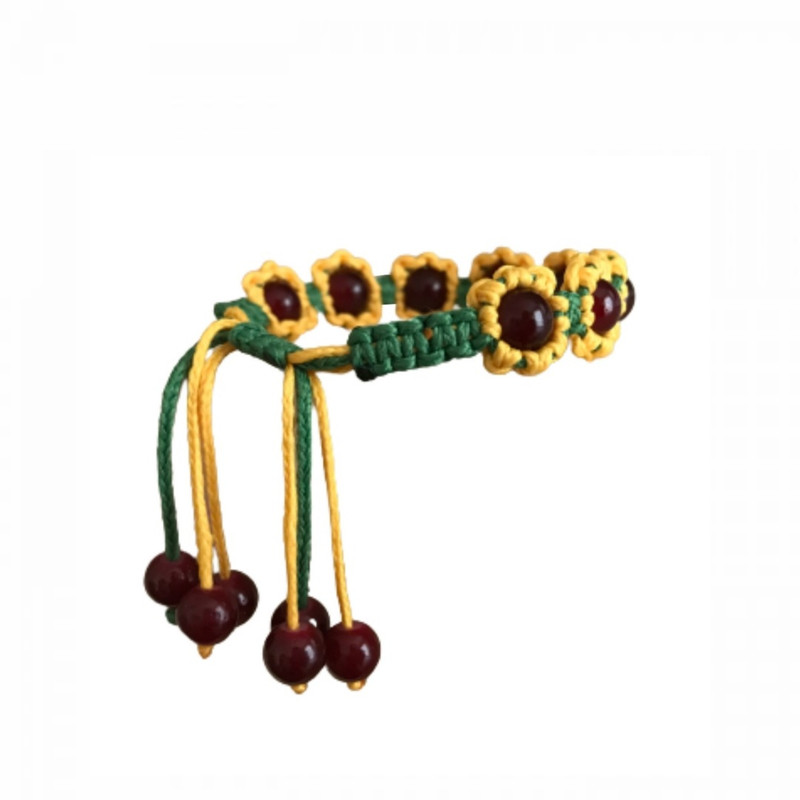 دستبند زنانه مدل گل آفتابگردان