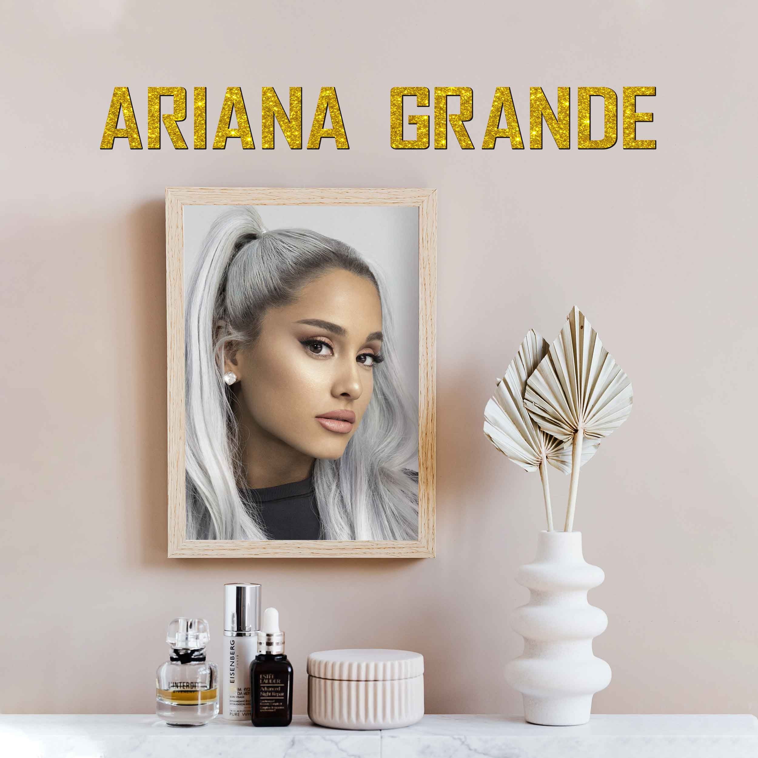 تابلو راهنما آژنگ طرح حروف دکوراتیو I لاتین کد -693