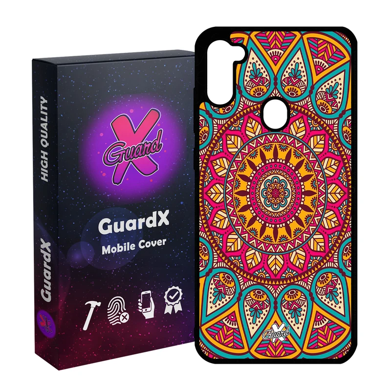 کاور گارد ایکس طرح Mandala مدل Glass10131 مناسب برای گوشی موبایل سامسونگ Galaxy A11 / M11