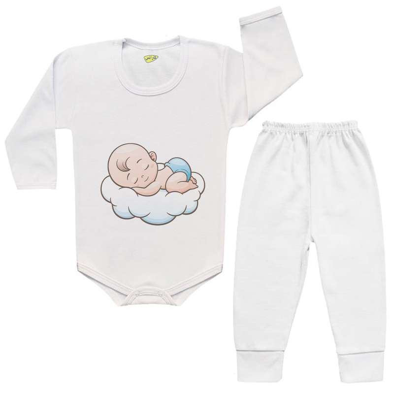 ست بادی و شلوار نوزادی کارانس مدل BST-3276