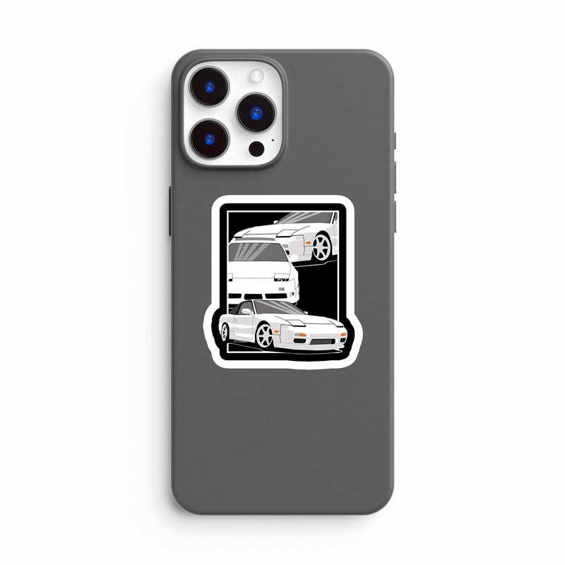 استیکر لپ تاپ و موبایل بووم طرح ماشین مدل 3Nissan 240SX کد KT41