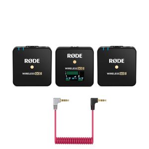 نقد و بررسی ست میکروفن بی سیم رود مدل Rode Wireless Go II همراه با کابل اتصال موبایل 3.5mm Rode SC7 توسط خریداران