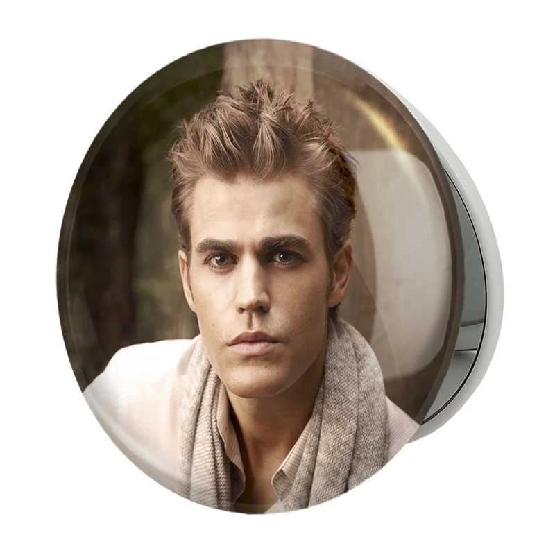 آینه جیبی خندالو طرح استفان سالواتوره خاطرات یک خون آشام  The Vampire Diaries  مدل تاشو کد 23674 
