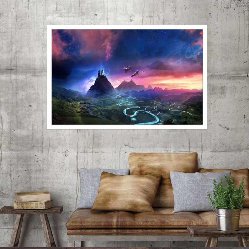 تابلو نوری بکلیت طرح طبیعت زیبا مدل W-MO1669