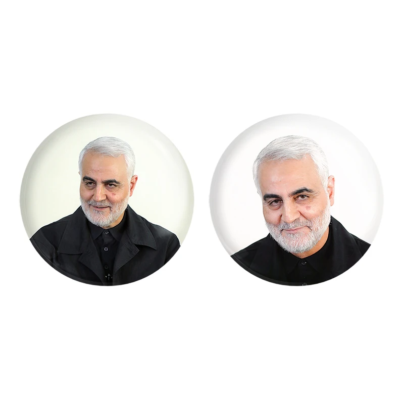 مگنت خندالو طرح سردار قاسم سلیمانی کد 1260712612 مجموعه 2 عددی