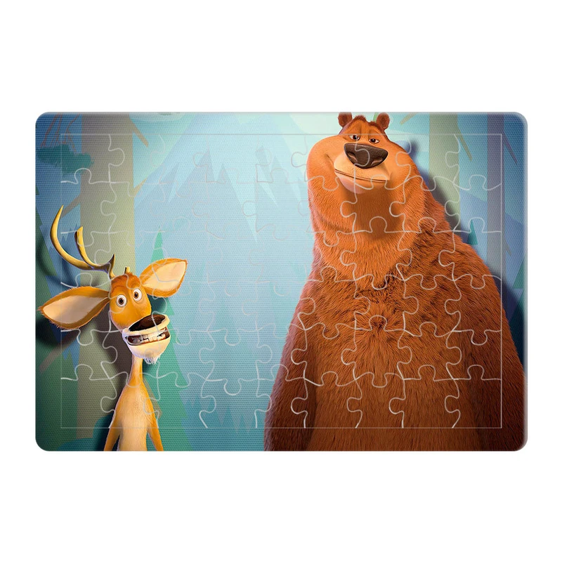 پازل 54 تکه هومرو طرح انیمیشن فصل شکار مدل PL136