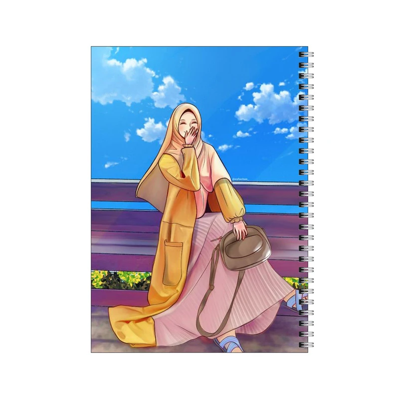 دفتر مشق 80 برگ بامبیلیپ طرح دختر و استایل کد 6456716