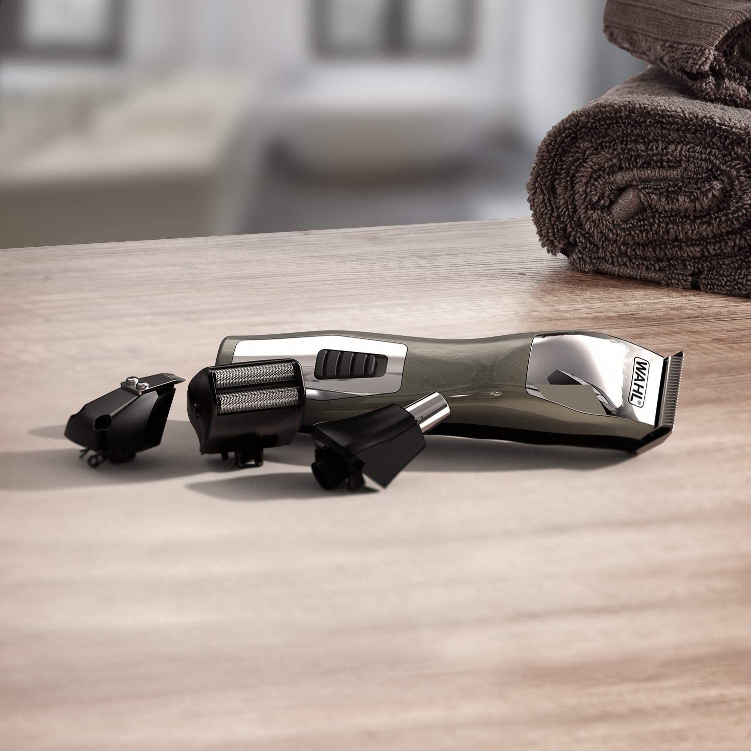 ست ماشین اصلاح موی صورت و بدن وال مدل Chromium 11-in-1 Multigroomer -  - 3