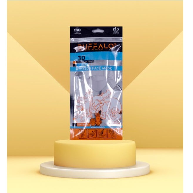 ماسک تنفسی کودک سه بعدی بوفالو مدل 4 لایه سفید داخل رنگی 4 بسته 5 عددی ماسک تنفسی کودک سه بعدی بوفالو مدل 4 لایه سفید داخل رنگی 4 بسته 5 عددی