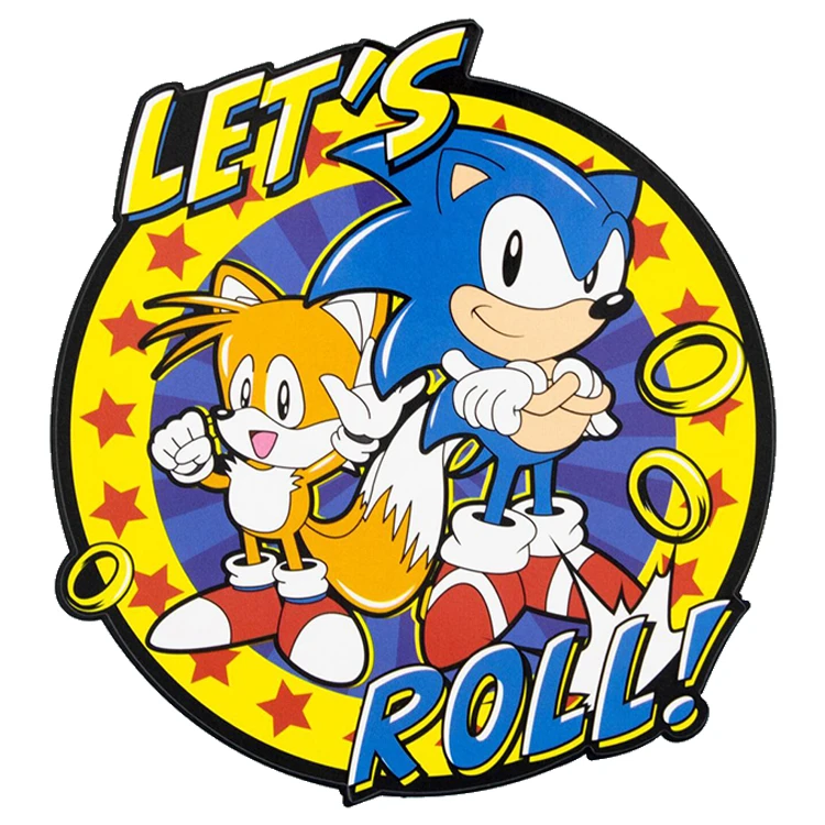 استیکر پارچه و لباس پاد آفرین مدل بازی سونیک کد DKST252