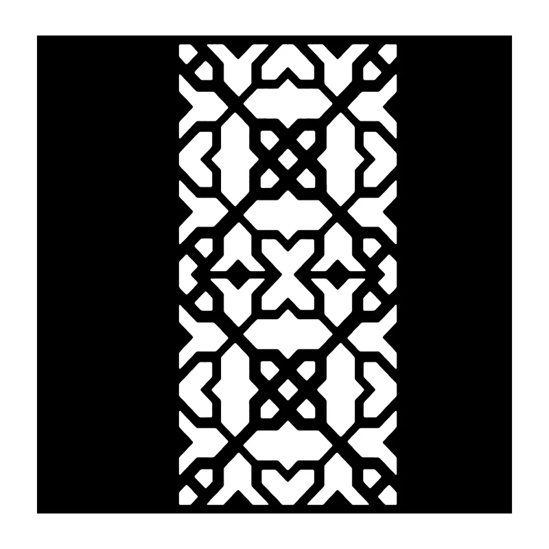  شابلون باتیس آرت طرح تذهیب کد 50-553