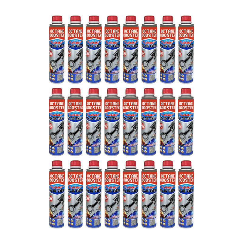 مکمل سوخت خودرو فستر توربو مدل اکتان پلاس حجم 400 میلی لیتر بسته 24 عددی
