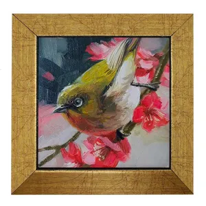 تابلو کاشی طرح نقاشی پرنده BFR0804