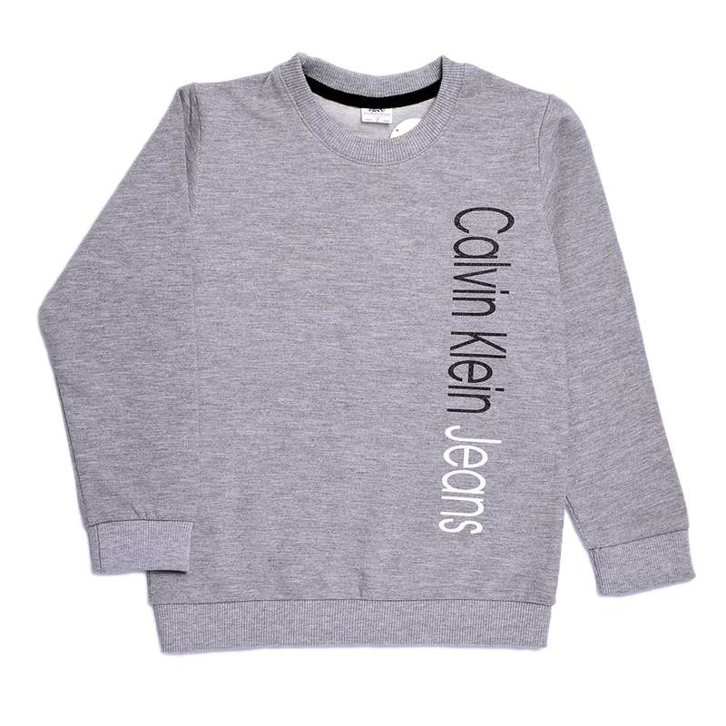 سویشرت پسرانه کد 147 رنگ طوسی