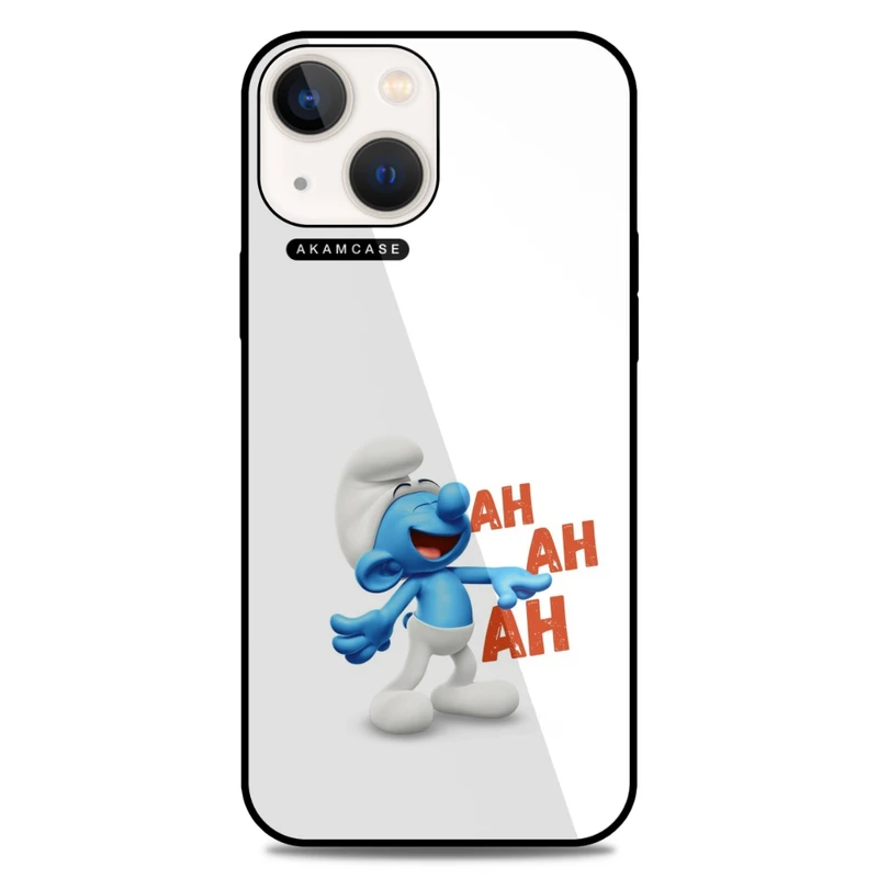 کاور آکام مدل AMC-WA13-SMURFS-5 مناسب برای گوشی موبایل اپل iPhone 13